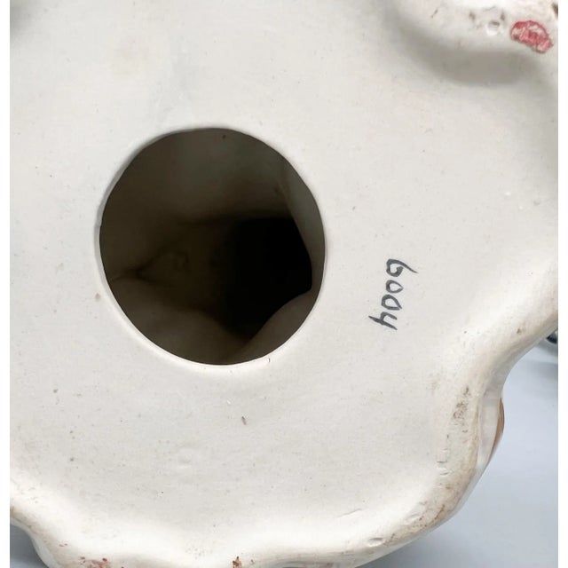 Pair of Vintage English Copeland Porcelain Bird Figurines — Bluebirds With Pink Blossoms — European / Cottagecore / Romantic For Sale - Image 14 of 14