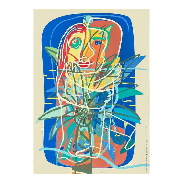 1994 Javier Mariscal Screen Print Poster For Sale