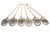 Vintage Sterling Silver Coastal Clam Shell Ice Tea Spoons, Set of 6, 1960's For Sale - Image 10 of 12