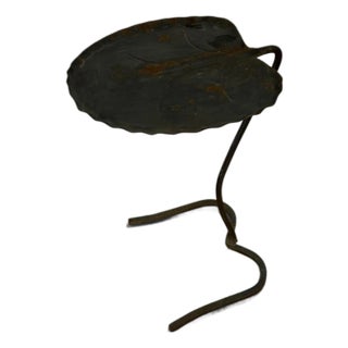 Vintage Black Salterini Lilly Pad Table For Sale