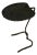 Vintage Black Salterini Lilly Pad Table For Sale