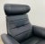 Wood Mid-Century Modern Eames Inspired Italian Black Leather Lounge Chair and Ottoman For Sale - Image 7 of 7