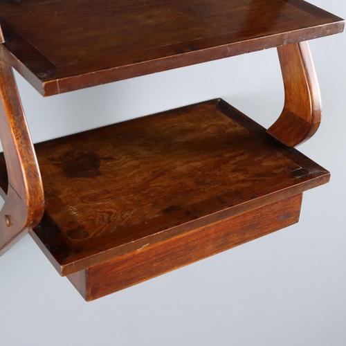 Vintage Wall Unit in Mahogany and Walnut Veneer, 1950s For Sale - Image 6 of 9
