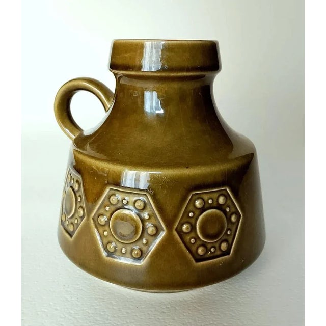 1960s Mid-Century Modern German Ceramic Vase, 1960s For Sale - Image 5 of 5