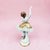 Antique Porcelain Lace Ballerina Figurine with Gilt Floral Tutu from Rudolstadt-Volkstedt, 1920s For Sale - Image 6 of 13