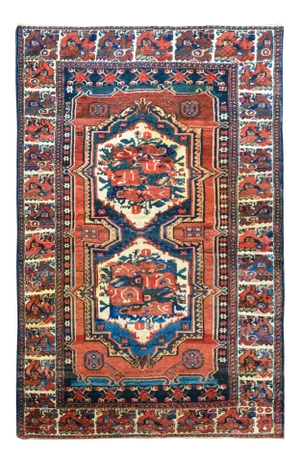 Early 20th Century Vintage Bakhtiari Rug