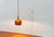 Vintage German Space Age Yellow Orange Pendant Lamp by Arnold Berges for Staff, 1970s For Sale - Image 4 of 18
