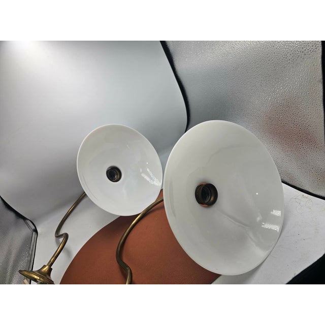 Art Deco Brass and Glass Wall Lamp, 1920s For Sale - Image 9 of 10