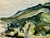 Original watercolor on paper by Henry Emil Salloch, also known as Heinz Emil Salloch, the German-born American artist and...