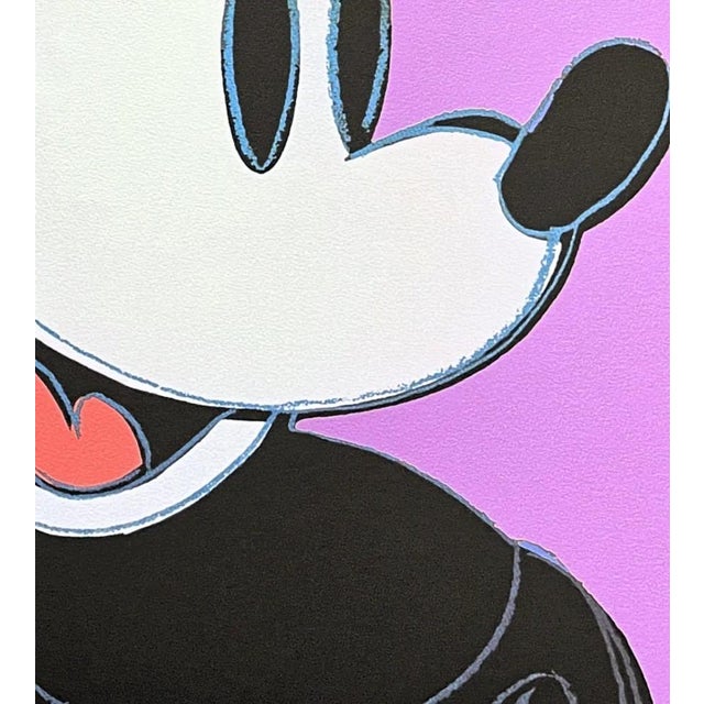 After Andy Warhol, Mickey Mouse Purple, 1980s, Print For Sale - Image 4 of 6