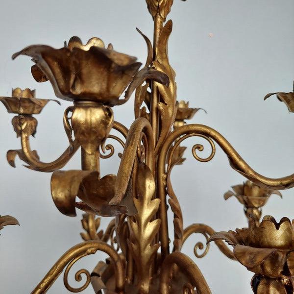 Antique Floor Candlestick, 1900s For Sale - Image 16 of 17