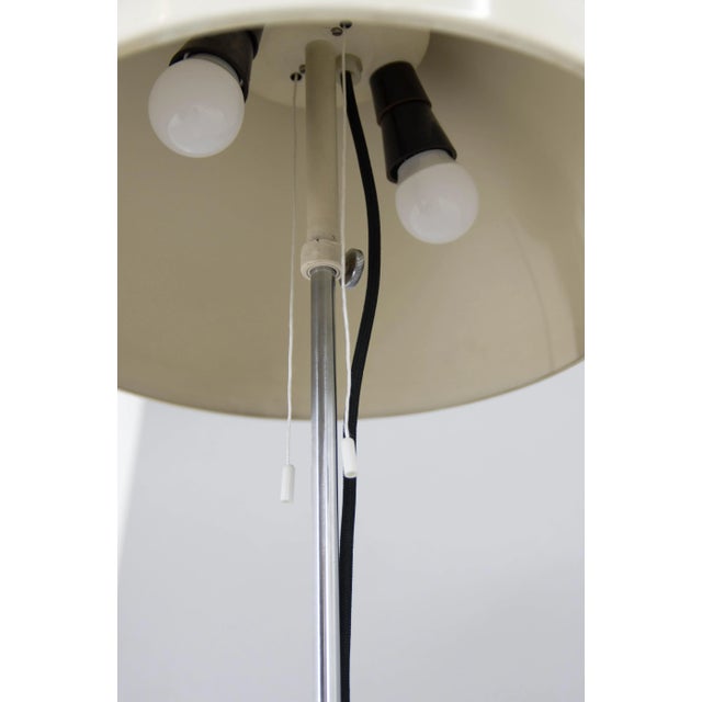 White Table Lamp with Adjustable Height, 1970s For Sale - Image 8 of 10