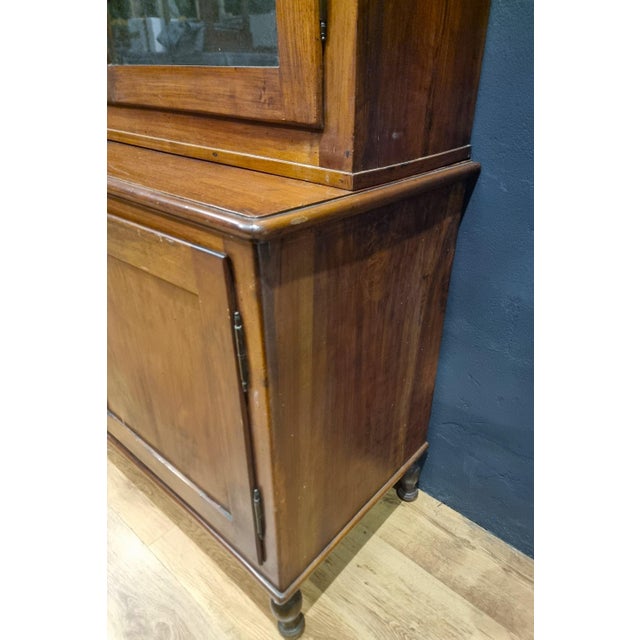 Vintage Walnut Bookcases, 1840, Set of 2 For Sale - Image 10 of 12