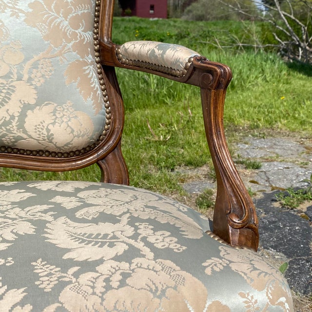 Brown 19th Century Highly Carved Armchairs From South of France- A Pair For Sale - Image 8 of 13