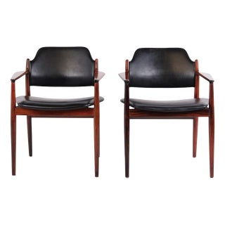 Model 62A Chairs by Arne Vodder for Sibast Furniture, 1960s, Set of 2 For Sale