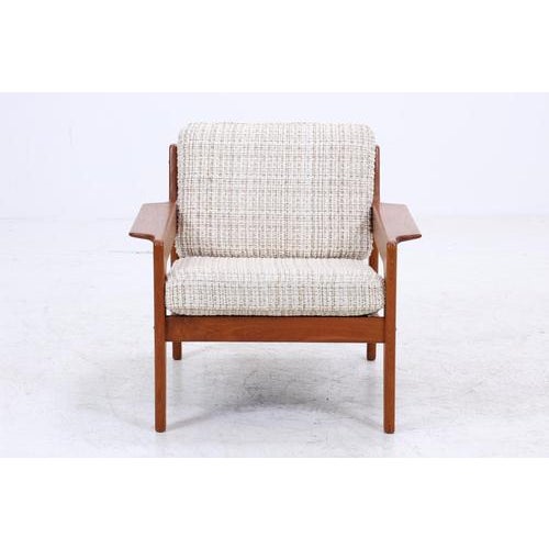 Product details vintage teak armchair by arne wahl iversen for komfort. Original design from the 1960s with high-quality...
