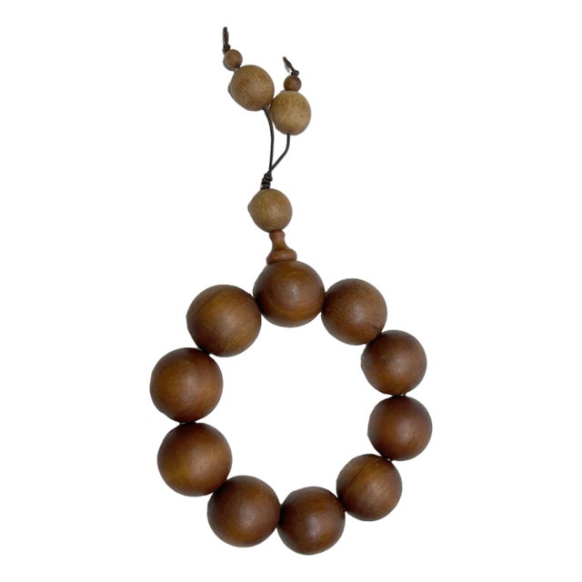 Chinese Natural Sandalwood Beads Hand Rosary Praying Bracelet For Sale