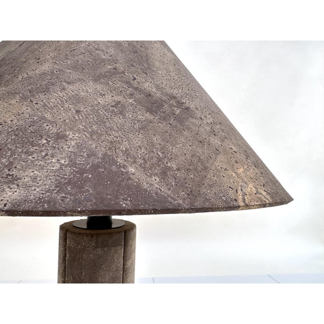 Large Cork Table Lamp by Ingo Maurer for Design M, 1970s For Sale - Image 10 of 18