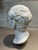 Baroque Augustus Emperor Head in Carrara White Marble For Sale - Image 3 of 8
