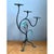Vintage Floral Metal Candle Holder For Sale - Image 12 of 12