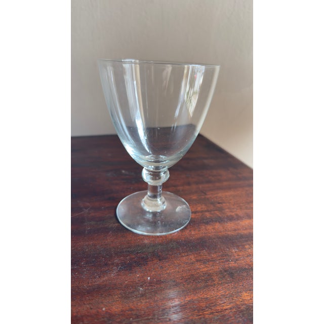Vintage, 1950s, Mid-Century Modern Coupe Glass - Set of 9 For Sale - Image 9 of 13