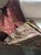 Red Vintage Paisley Throw With Fringes From Egypt For Sale - Image 8 of 8