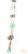 14k Yellow Gold Italian Onyx & Turquoise Circle Necklace 21" Length For Sale - Image 14 of 14