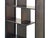Asian Inspired Asymmetrical Dark Brown Shelving Display Cabinet Divider For Sale - Image 11 of 12