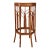 Vintage Coastal Bamboo Hexagonal Pedestal Plant Stand/Side Table For Sale