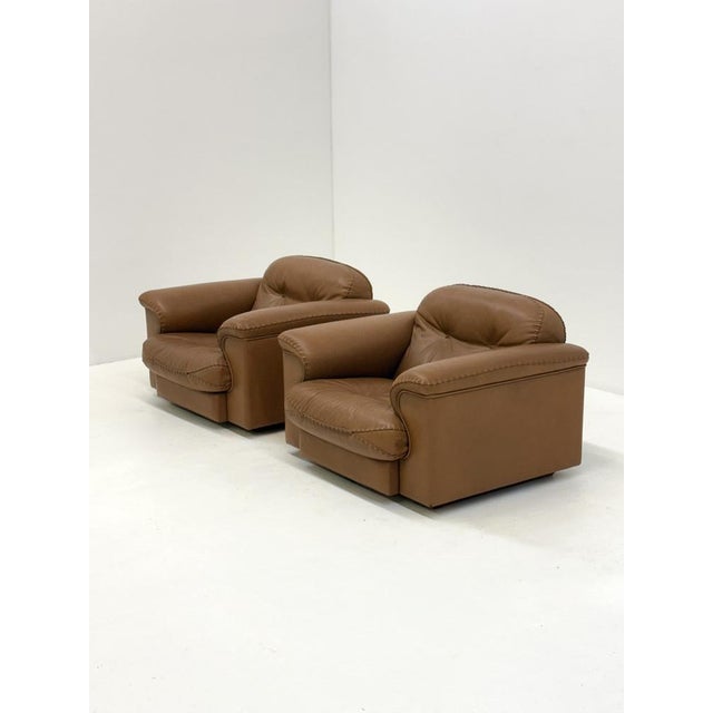 Vintage Camel Brown DS-101 Armchair from de Sede, 1970s For Sale - Image 6 of 18