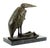 Metal Bronze Bird Sculpture in the style of Rembrandt Bugatti For Sale - Image 7 of 8