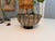 1960s Vintage Mid Century Persian Chinoiserie Paper Mache and Brass Silver Leaf Floral Mortar and Pestle For Sale - Image 5 of 8
