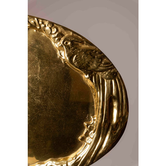 Large Decorative Silver Tray from Valenti, Spain, 1970s For Sale - Image 3 of 6
