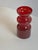 Vintage Swedish Red Glass Vase by Per-Olof Ström for Alsterfors, 1960s For Sale - Image 3 of 10