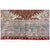 Textile Vintage Kashmiri Tabriz Silk 9x12 Red, Ivory & Light Blue Handmade Area Rug #1144057 For Sale - Image 7 of 15