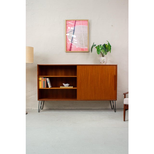 Wood Mid-Century Danish Teak Sideboard from WK Möbel, 1960s For Sale - Image 7 of 16