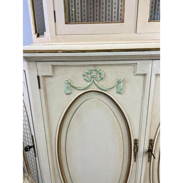 Wood Vintage Display Cabinet in Wood For Sale - Image 7 of 18