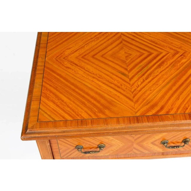 19th Century Victorian Satinwood Occasional Table For Sale - Image 9 of 14