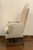 Late 19th Century Small Scale Antique Wing Chair With Bobbin Turned Front Legs and Stretcher For Sale - Image 5 of 5
