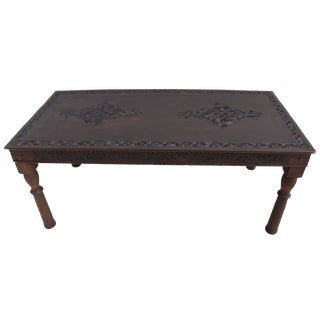 Vintage Wooden Dining Table, 1970s For Sale