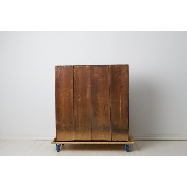 Folk Art Secretaire in Mahogany For Sale - Image 15 of 16