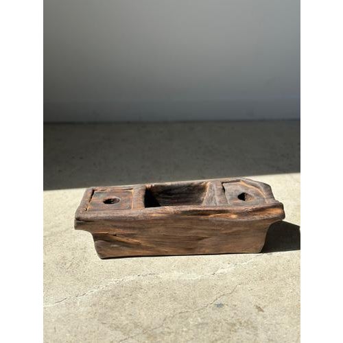 Asian Dark Brown Teak Bowl For Sale - Image 4 of 18