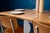 Extendable Table with Bent Steel and Light Wood Legs, 1990s For Sale - Image 13 of 18