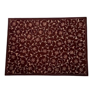 1980s Silk and Wool Nepalese Rug , 8'6" X 11'6" For Sale