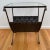 Contemporary Metal & Leather Magazine Rack Side Table For Sale - Image 11 of 11