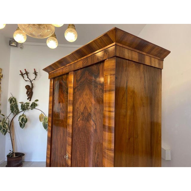 Biedermeier Cupboard or Wardrobe For Sale - Image 5 of 15