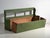 Wood Antique Painted Storage Bench in Pine, 1900 For Sale - Image 7 of 13