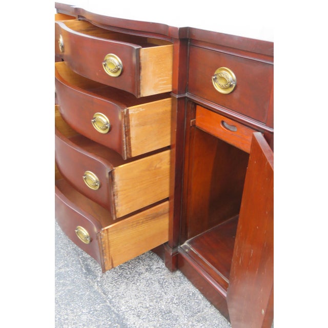 Drexel Mahogany Server Buffet Sideboard Credenza Bathroom Vanity For Sale In Miami - Image 6 of 12
