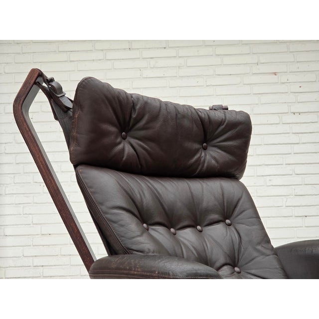 Norwegian Falcon Lounge Chair by Sigurd Ressel for Vatne Møbler, 1970s For Sale - Image 6 of 18