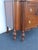 Brown Early 1900s Jacobean Carved Inlay Tall Chest of Drawers With Mirror 6610 For Sale - Image 8 of 12